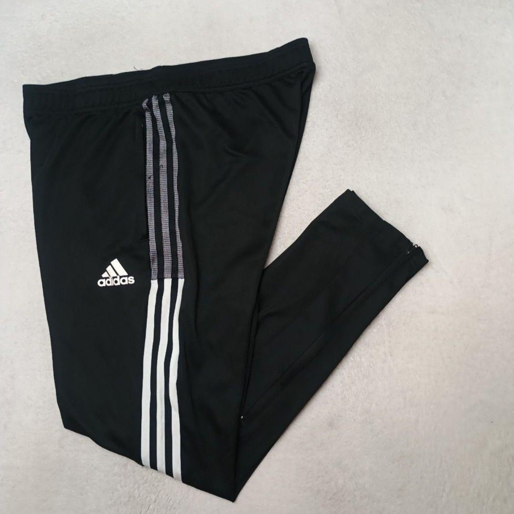 Adidas Track Pants Mens Large Black Tiro 21 Soccer Training Essentials Gym